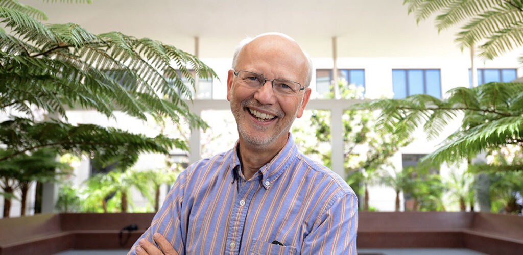 Photo of char miller near plants