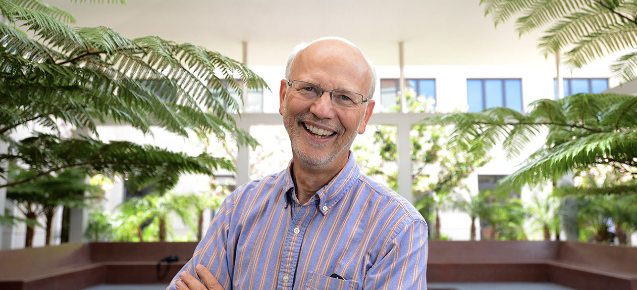 Photo of char miller near plants